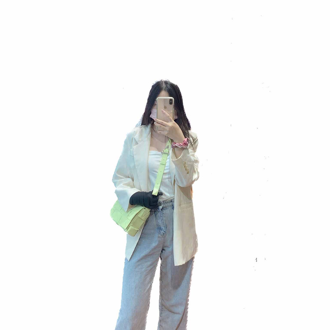Bottega Veneta Acid Kiwi Yellow Cassette Bag - Jiaxyk
