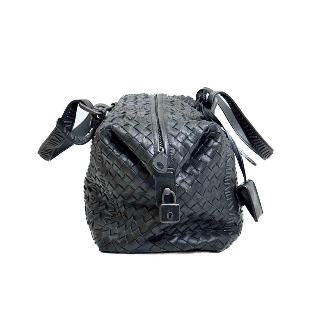 Bottega Veneta Black Montaigne Intrecciato Bag - Jiaxyk