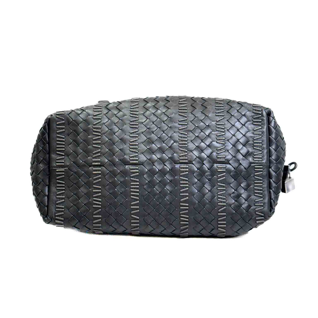 Bottega Veneta Black Montaigne Intrecciato Bag - Jiaxyk