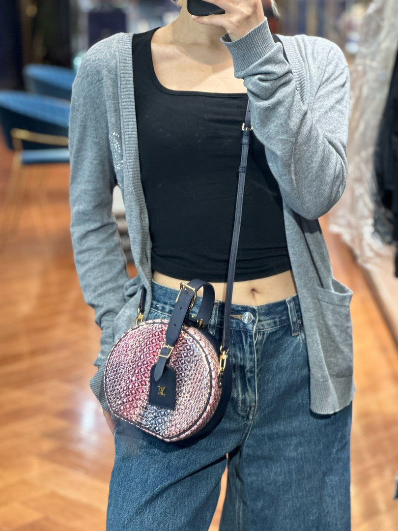 Louis Vuitton Python Petite Boite Chapeau - Jiaxyk