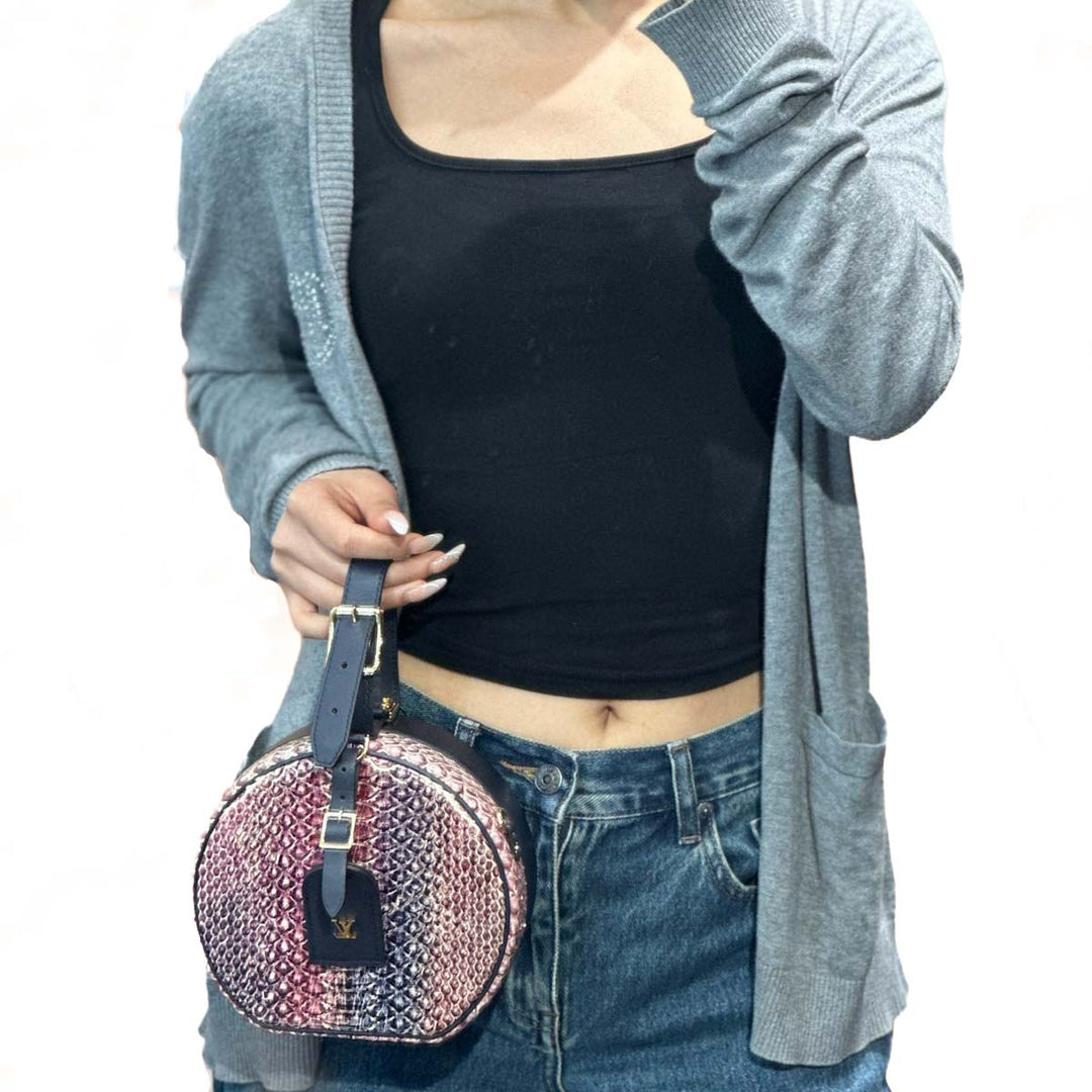 Louis Vuitton Python Petite Boite Chapeau - Jiaxyk