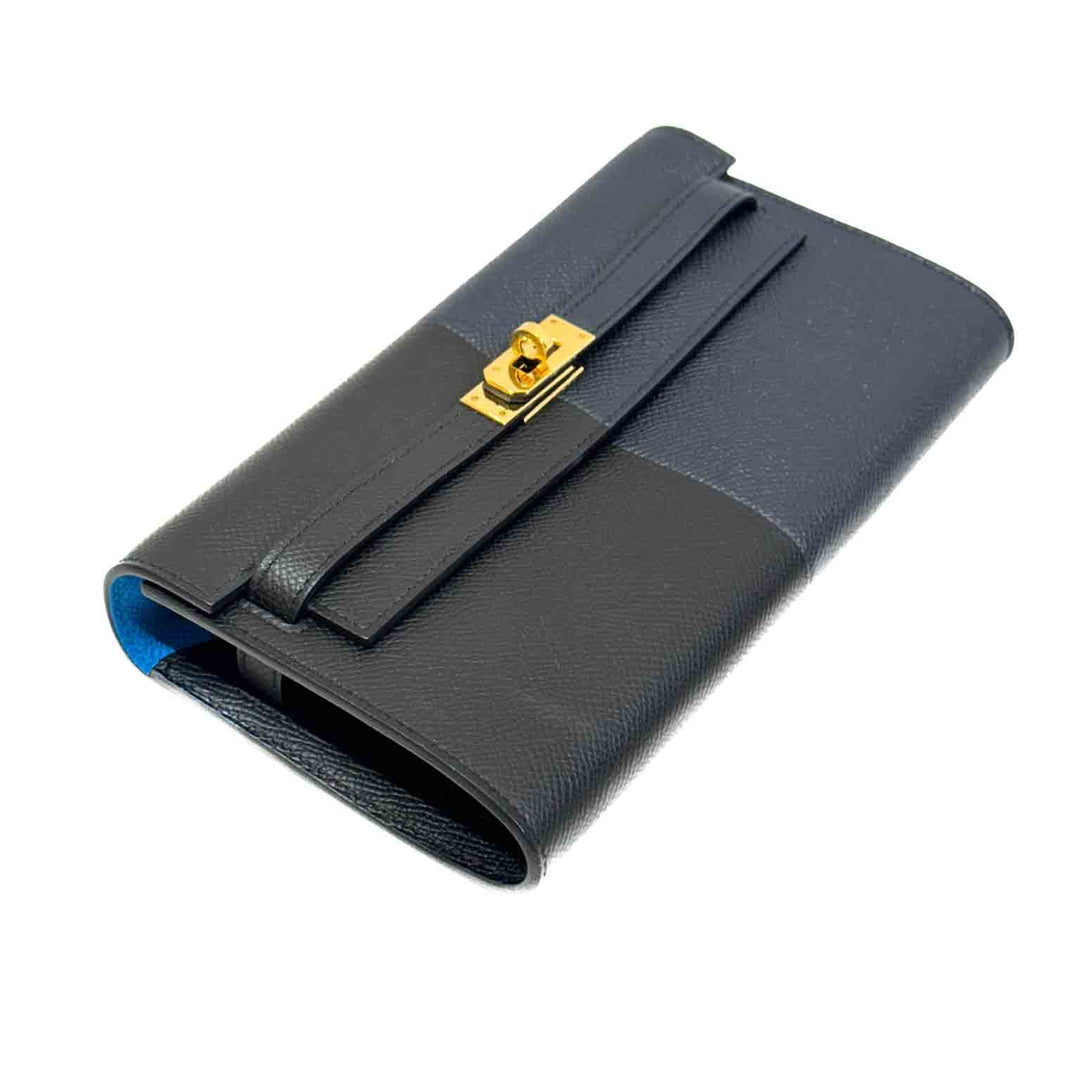 Hermes Kelly To Go Blue/Black - Jiaxyk