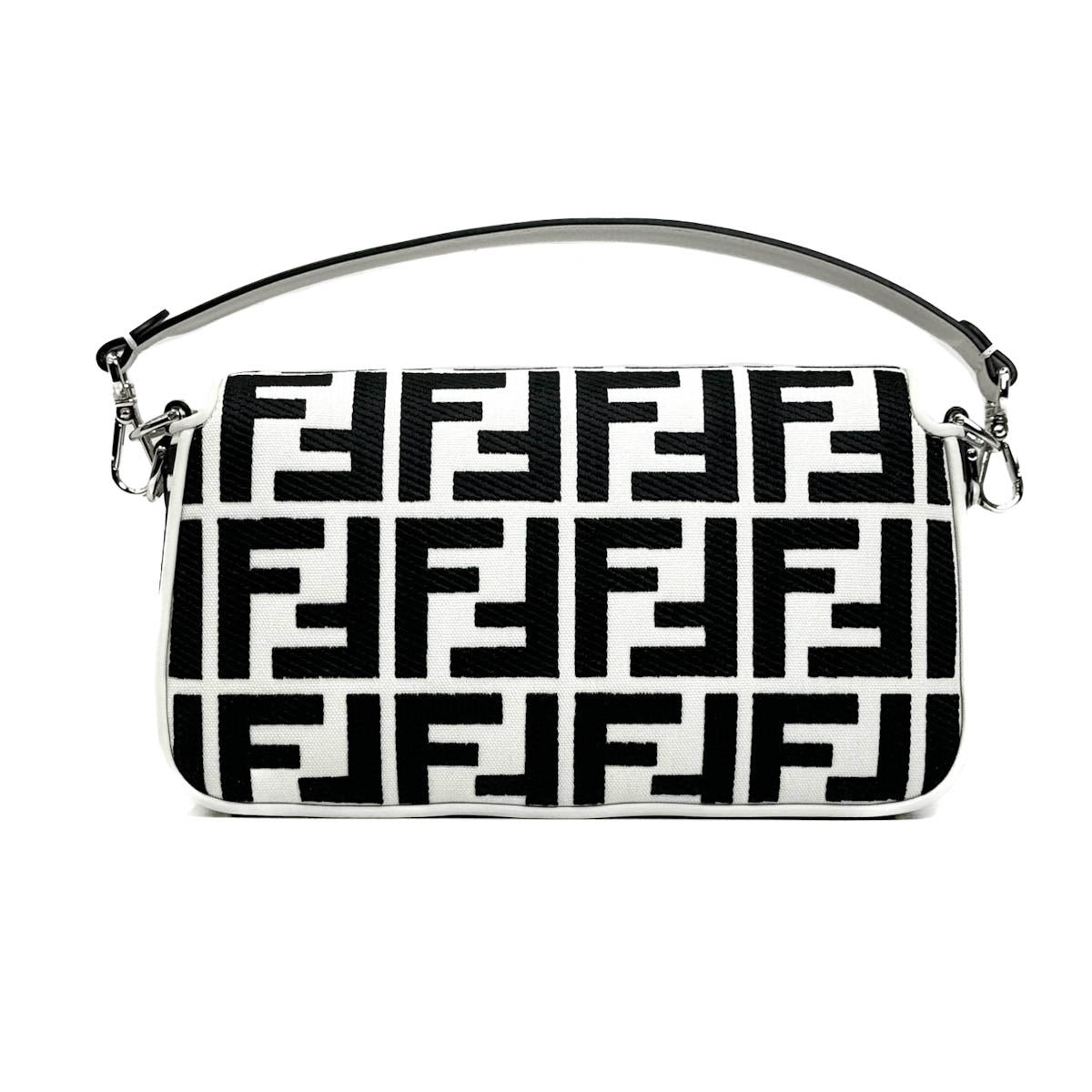 ☆人気☆【FENDI】☆Baguette Chain Midi Leather Ba.g Black☆ Wallet On Chain Baguette Leather Black | Fendi