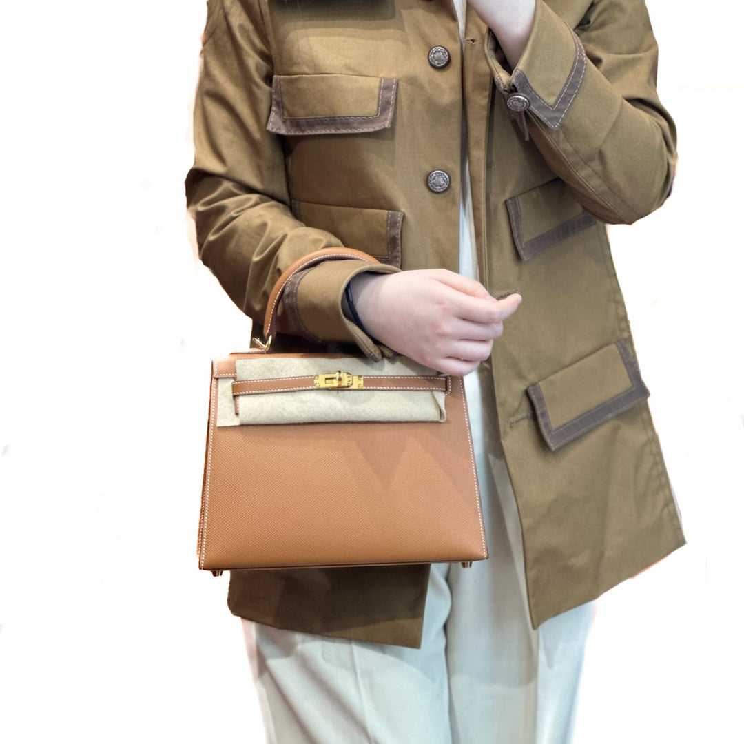 Hermes Kelly 25 Epsom 06 Gold - Jiaxyk
