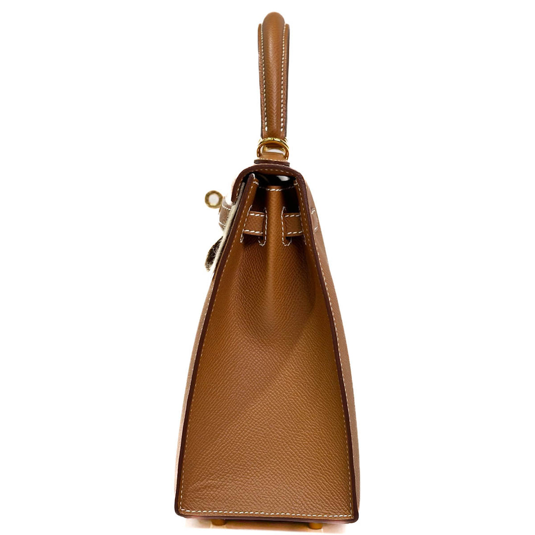 Hermes Kelly 25 Epsom 06 Gold - Jiaxyk