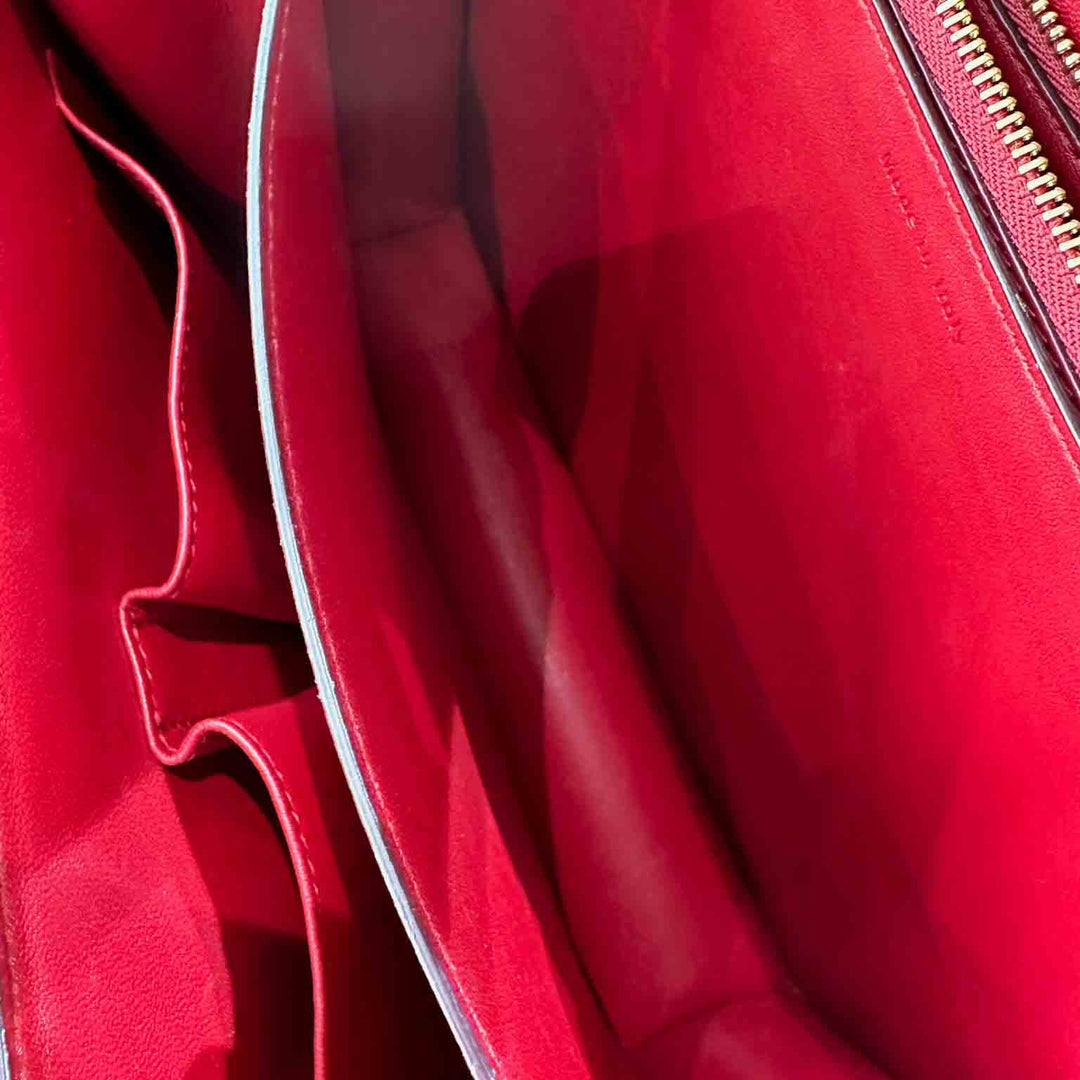 Celine Medium Red Classic Box Bag - Jiaxyk