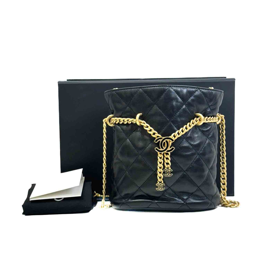Chanel Classic Bucket Bag with Charm