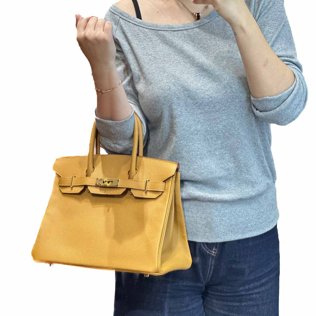 Hermes Birkin 30 Sellier Epsom 2S Sesame - Jiaxyk