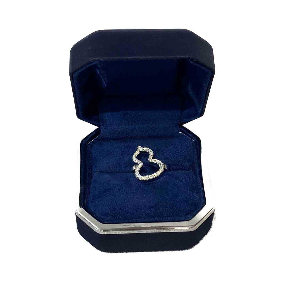 Qeelin Wulu Ring 18K White Gold with Diamonds - Jiaxyk
