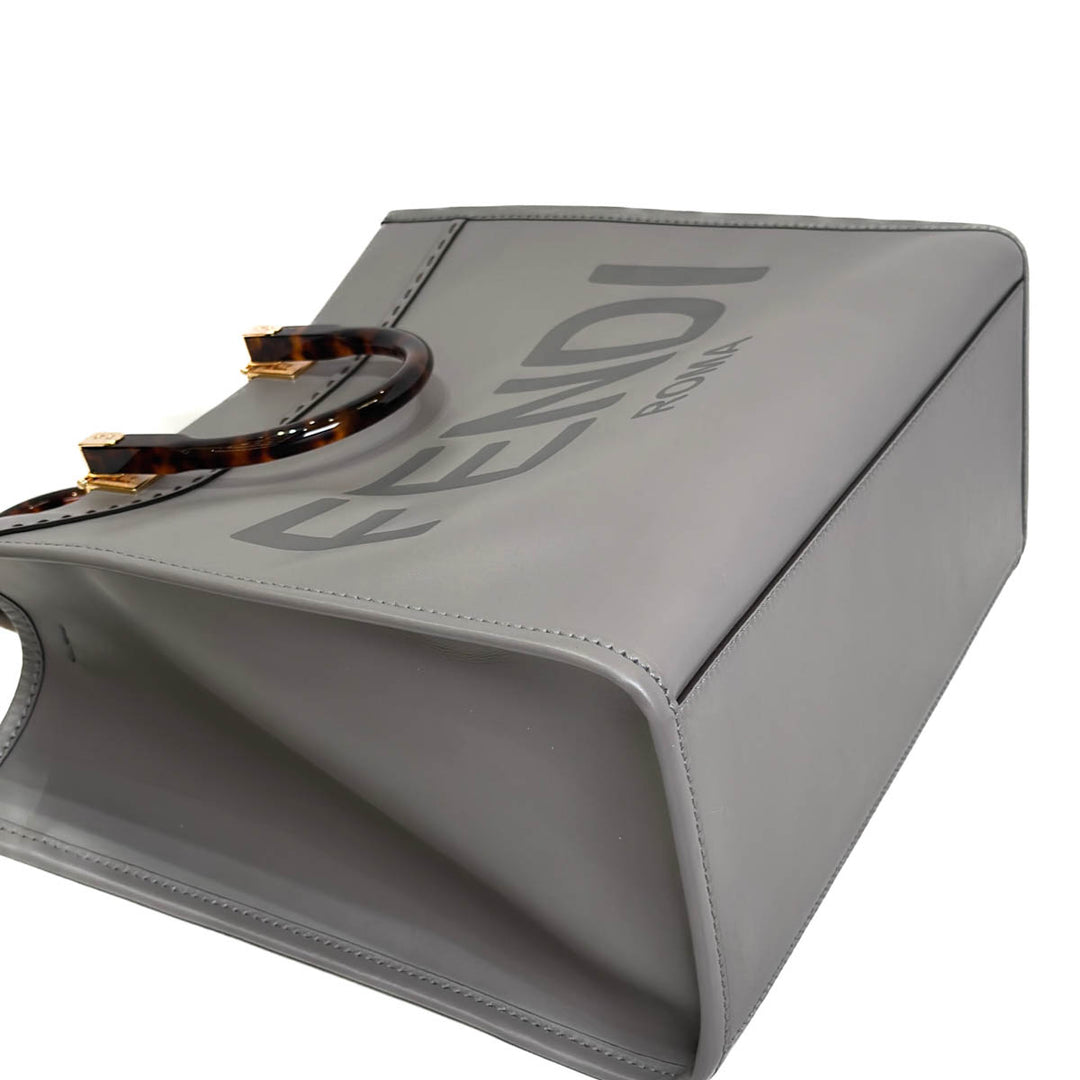 Fendi Medium Grey Sunshine Tote Bag - Jiaxyk