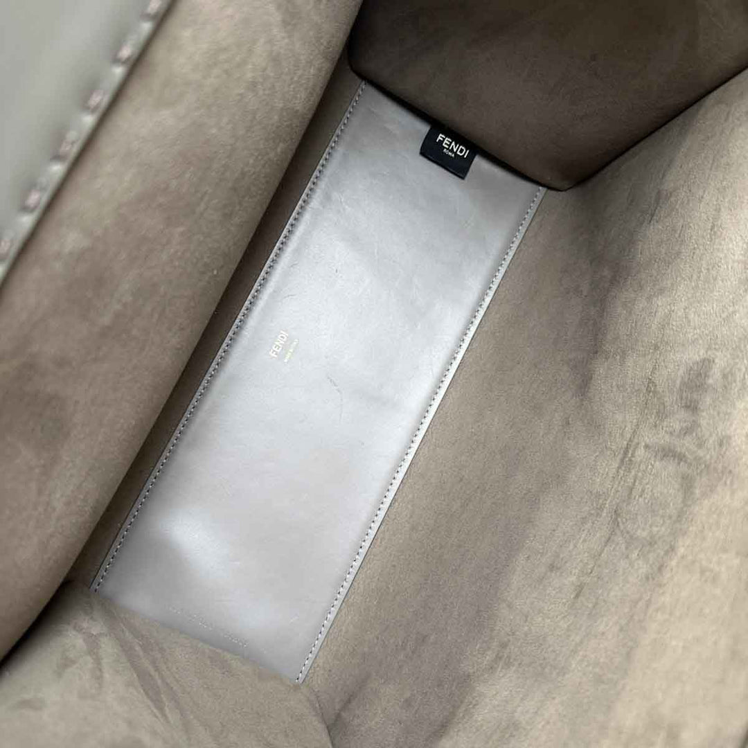 Fendi Medium Grey Sunshine Tote Bag - Jiaxyk