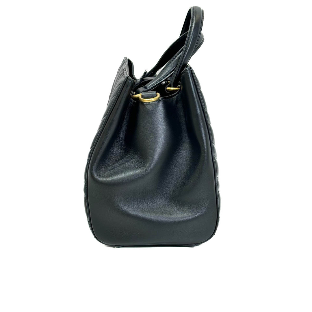 Gucci Black Small Marmont Top Handle Bag - Jiaxyk