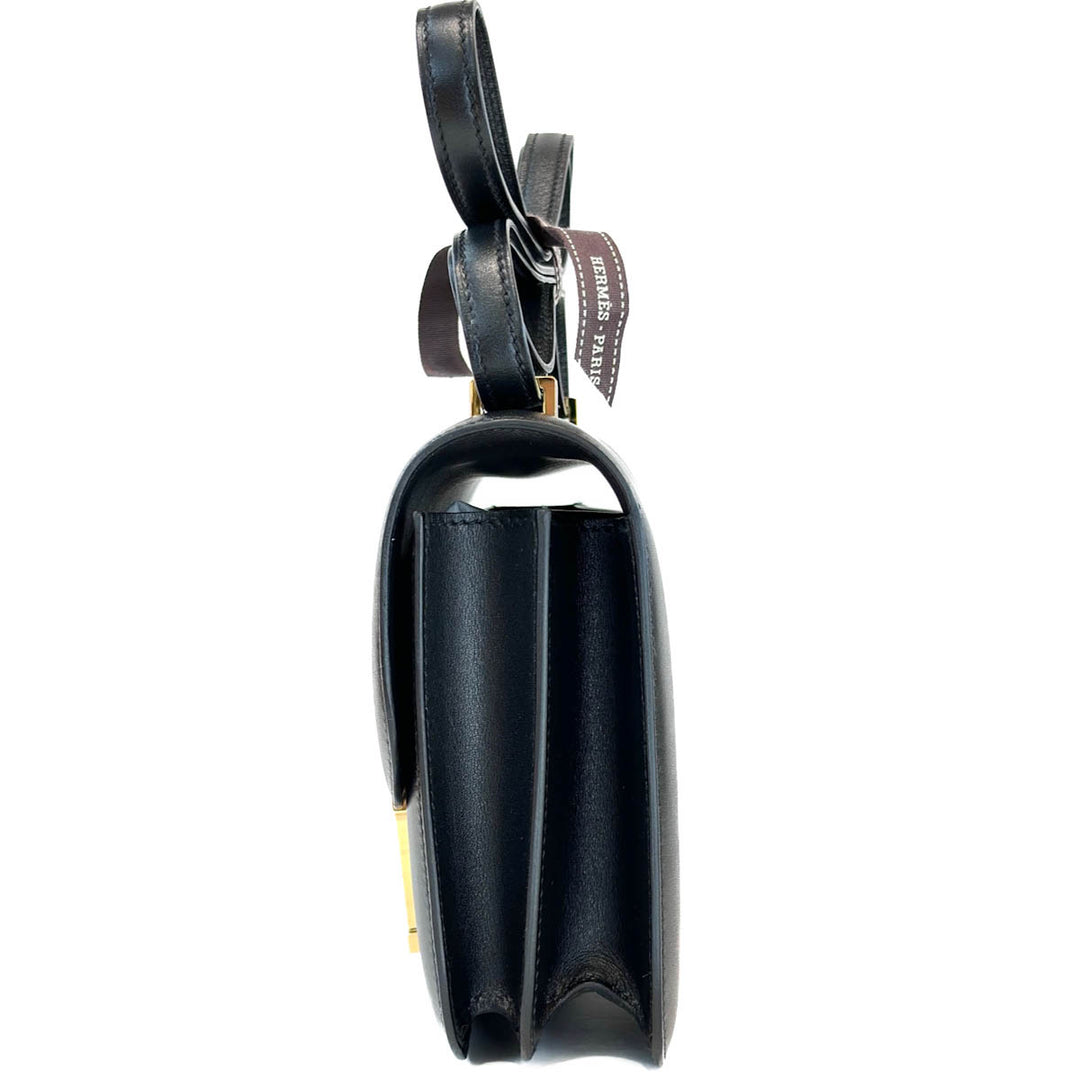 Hermes Mini Black Tadelakt/Lizard Constance Bag - Jiaxyk