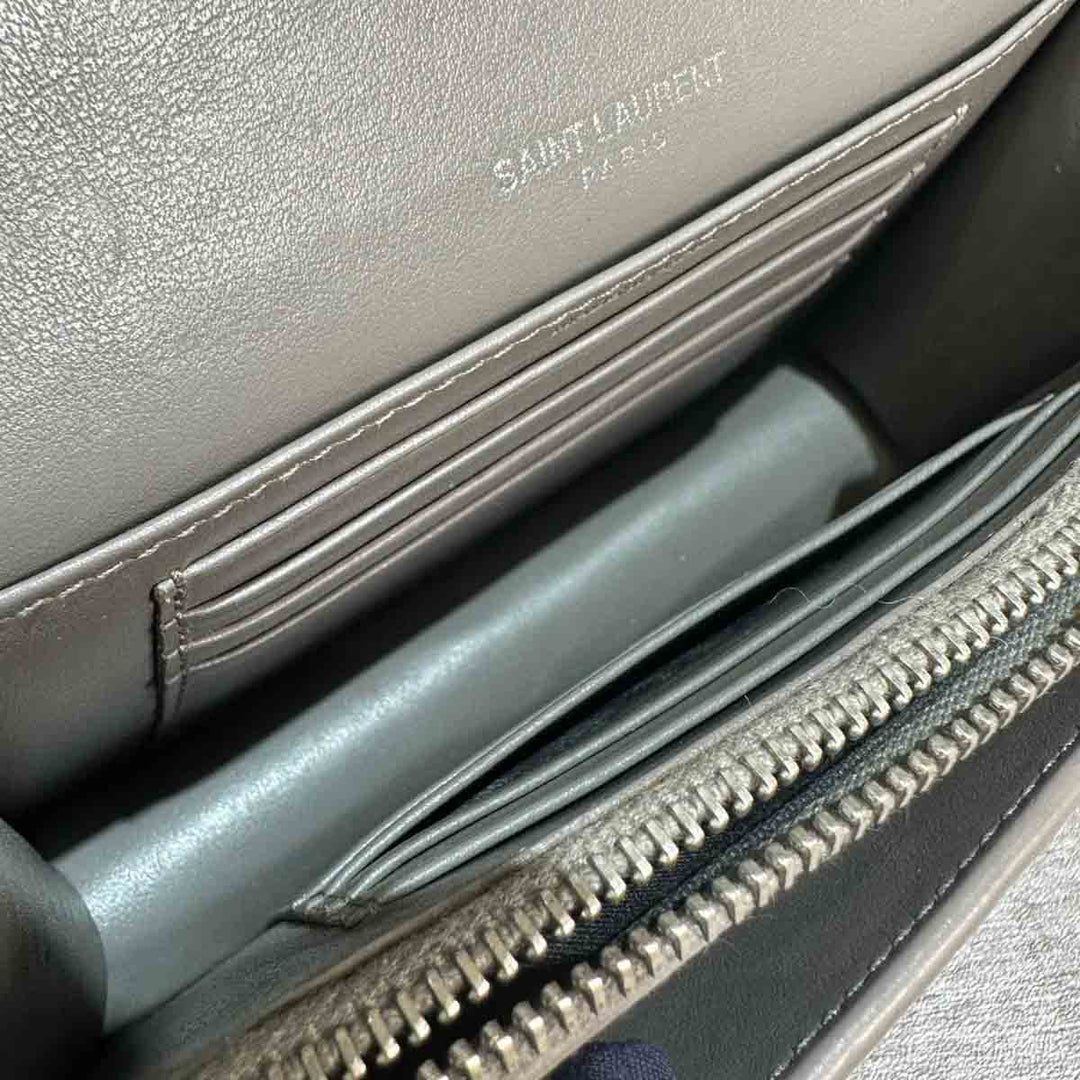 Saint Laurent Mini Grey Sunset Bag - Jiaxyk