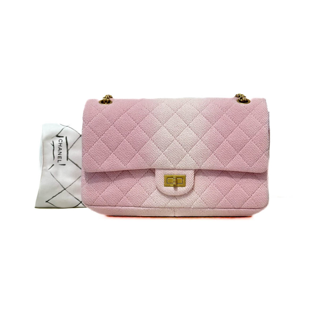 Chanel Large Sakura Pink Denim Reissue 2.55 Bag - Jiaxyk