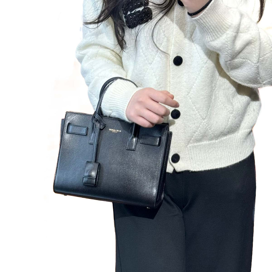 YSL Black Mini Sac De Jour Bag - Jiaxyk