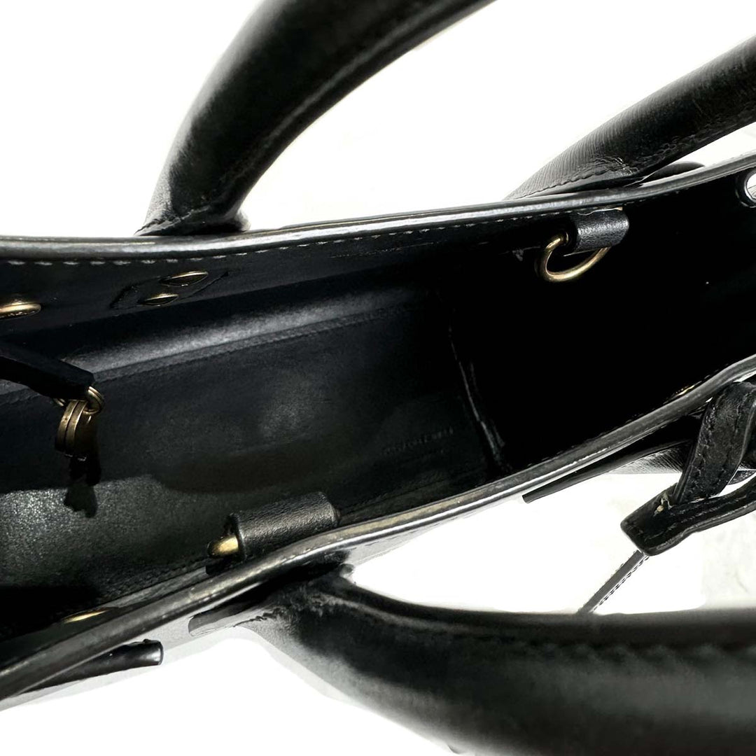 YSL Black Mini Sac De Jour Bag - Jiaxyk