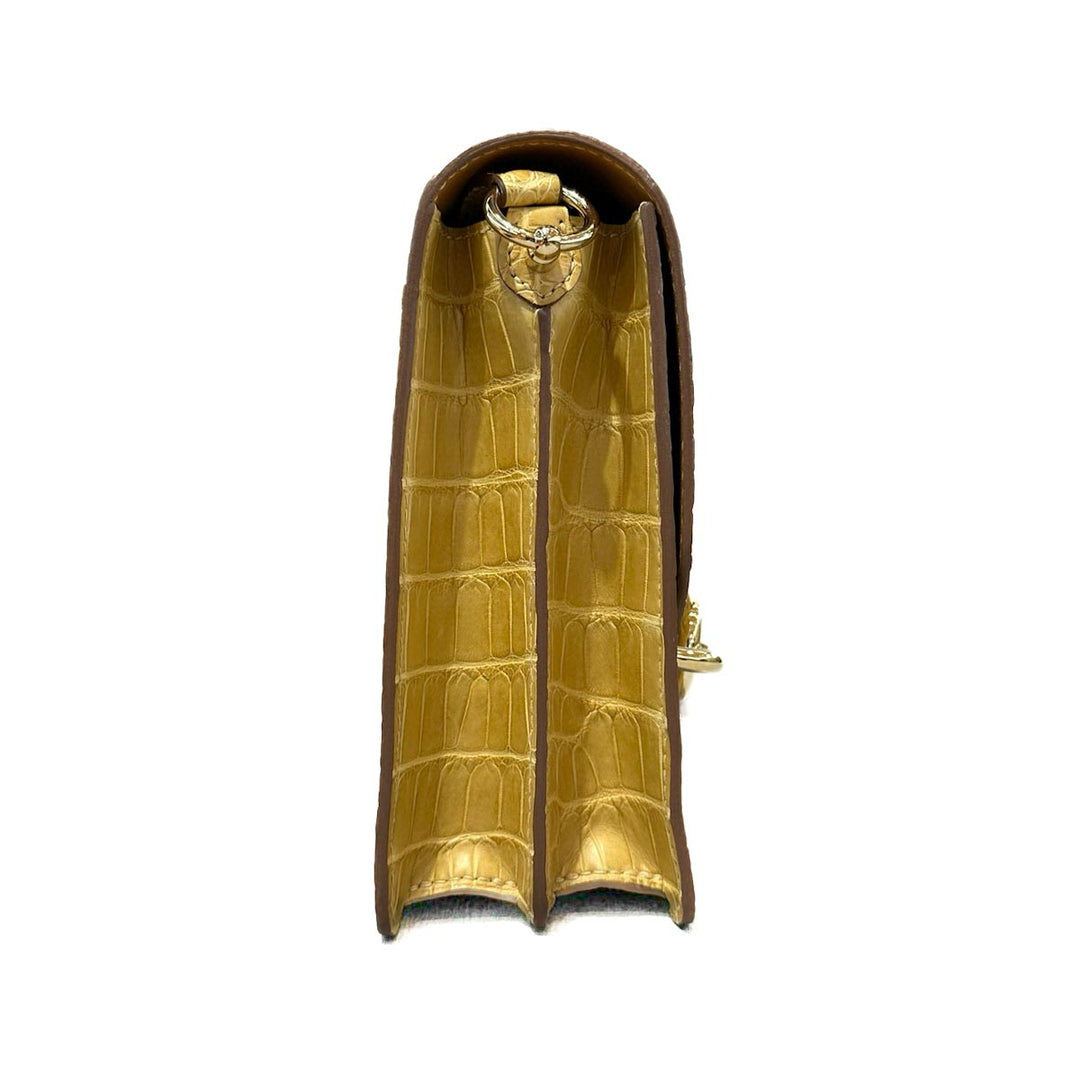 Hermes Roulis 23 Yellow Alligator Leather - Jiaxyk