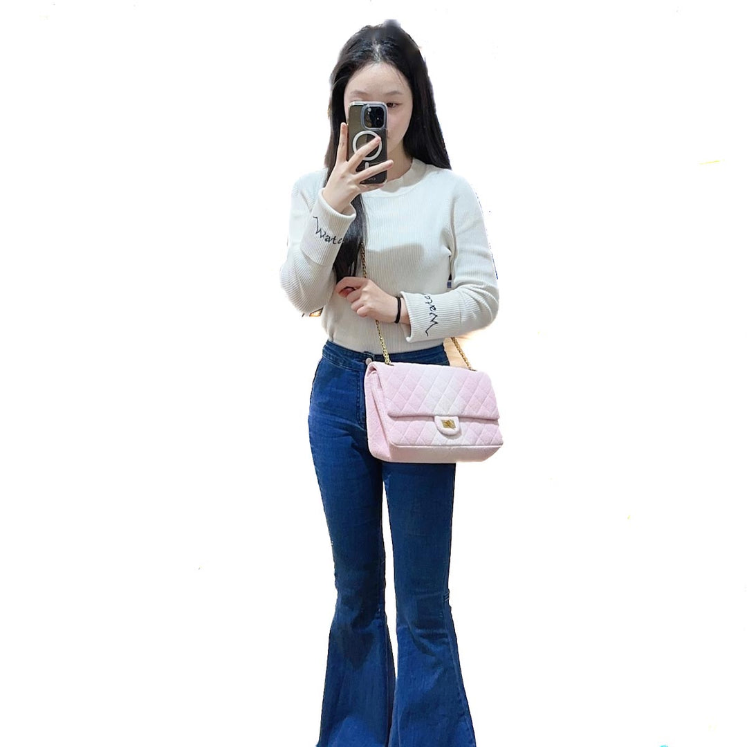 Chanel Large Sakura Pink Denim Reissue 2.55 Bag - Jiaxyk