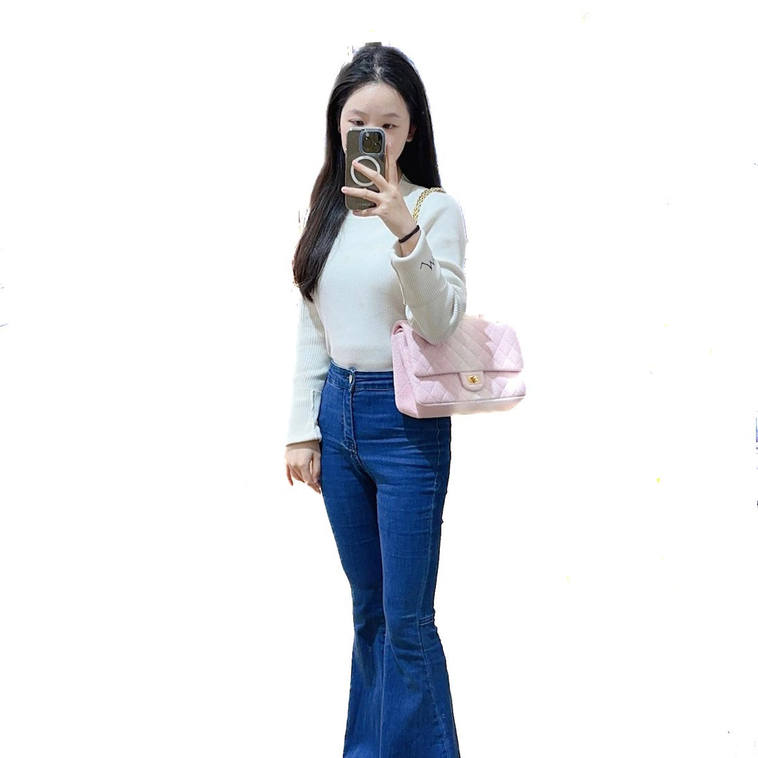 Chanel Large Sakura Pink Denim Reissue 2.55 Bag - Jiaxyk