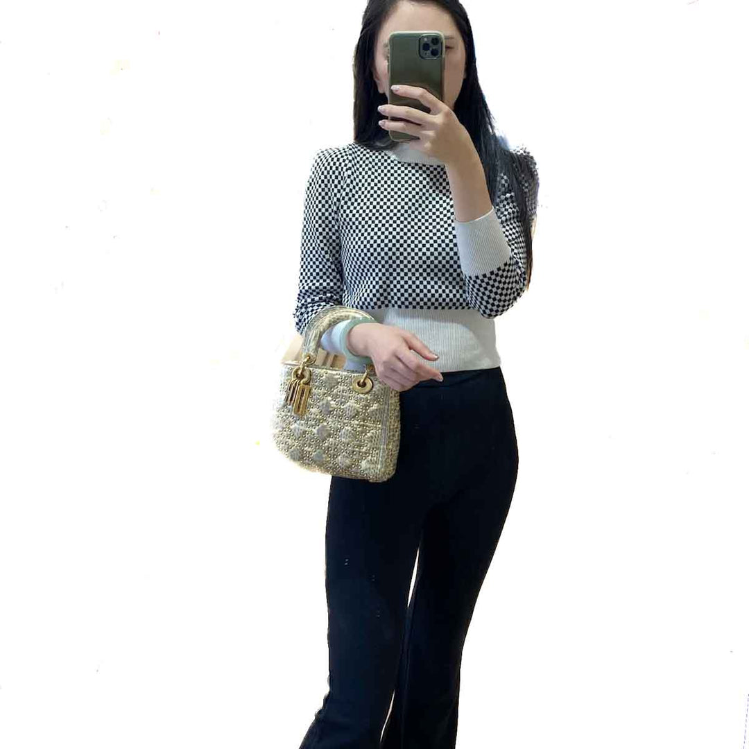 Dior Lady Small Gold Pythonskin - Jiaxyk