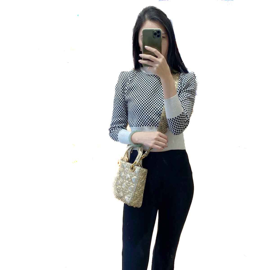 Dior Lady Small Gold Pythonskin - Jiaxyk
