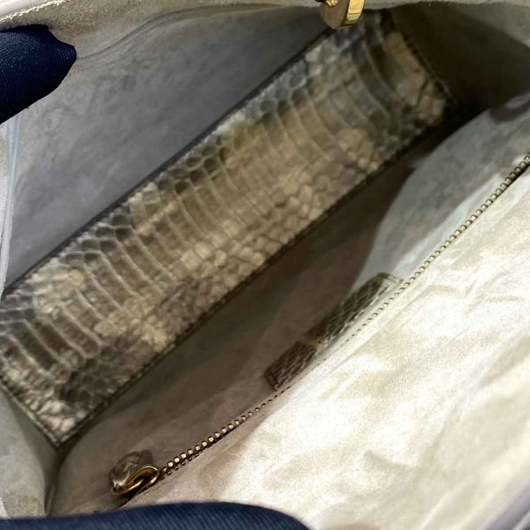 Dior Lady Small Gold Pythonskin - Jiaxyk