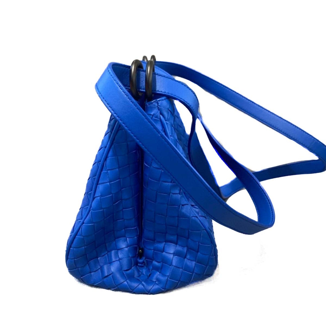 Bottega Veneta Small Blue Tote Bag - Jiaxyk
