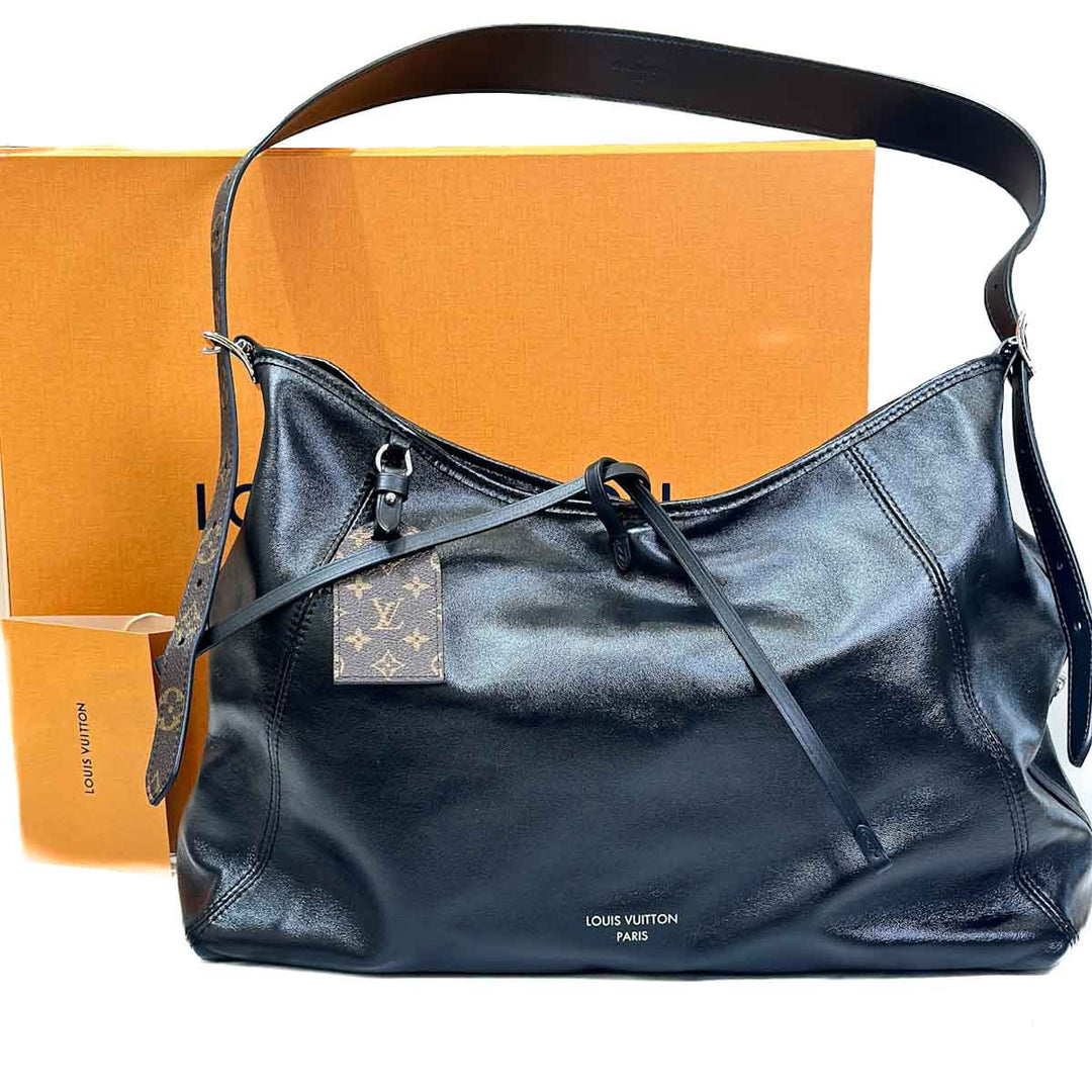 Louis Vuitton Black Carryall Vibe MM 39cm - Jiaxyk