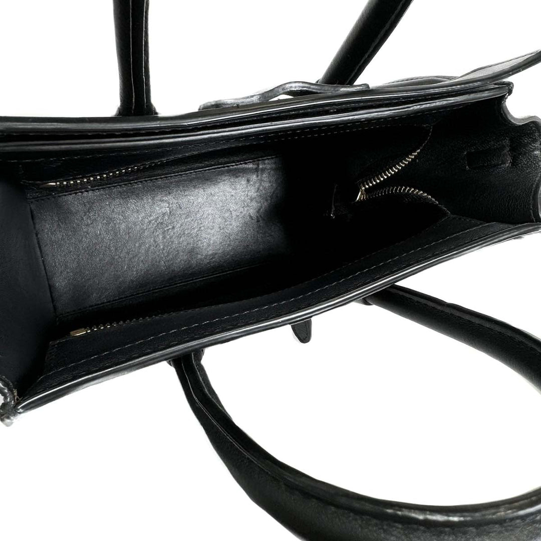 Celine Black Nano Luggage Bag - Jiaxyk