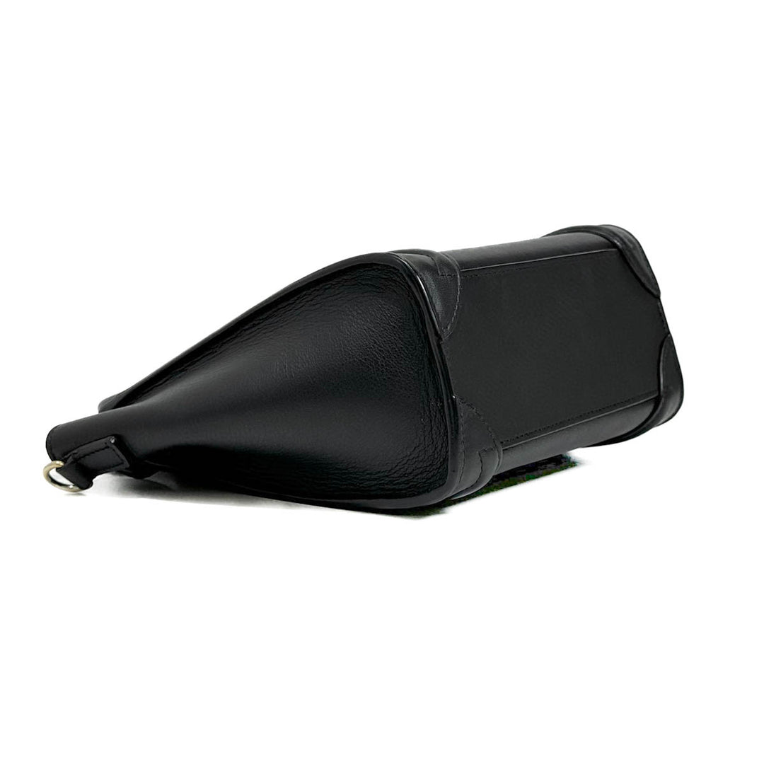 Celine Black Nano Luggage Bag - Jiaxyk