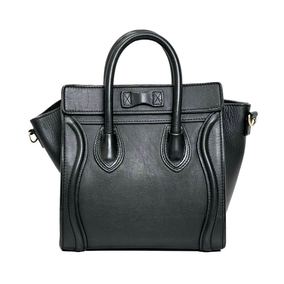Celine Black Nano Luggage Bag - Jiaxyk