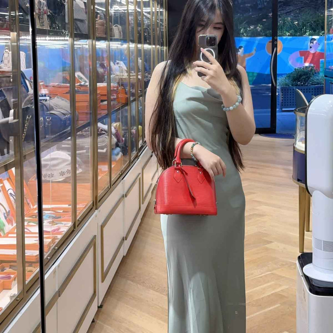 Louis Vuitton Red Epi Alma BB Bag - Jiaxyk