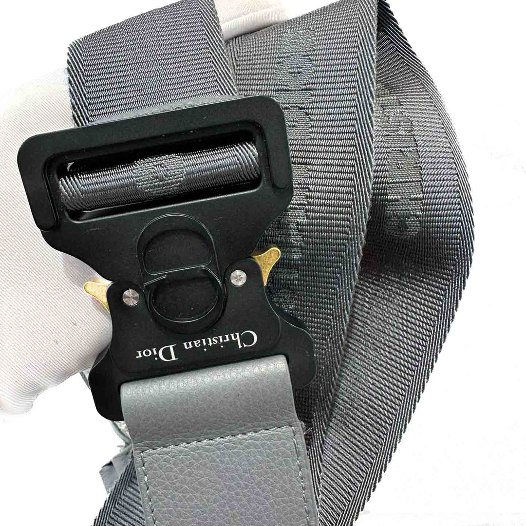 Dior Grey Dior Oblique Jacquard Saddle Bag - Jiaxyk