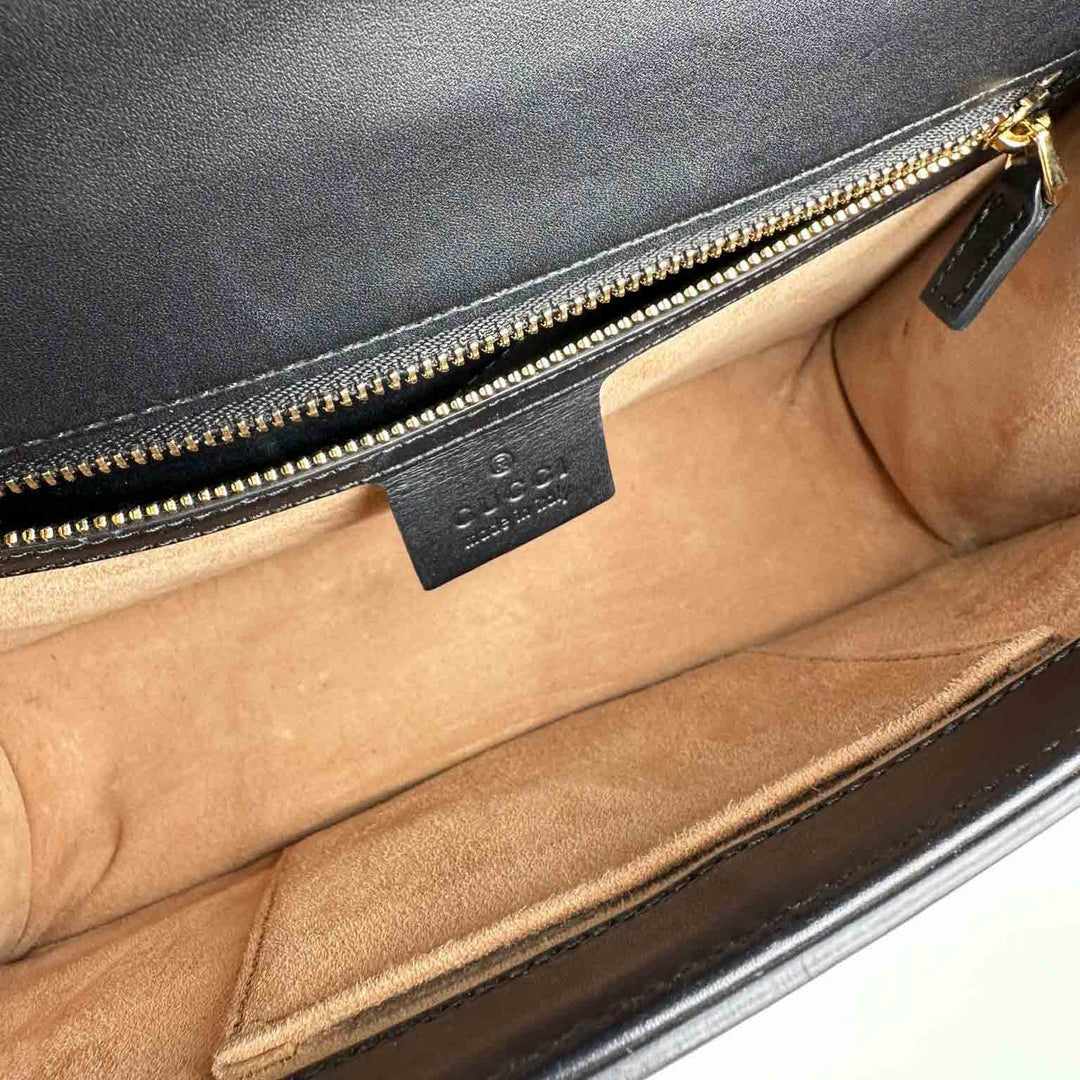 Gucci Small Black Sylvie Bag - Jiaxyk