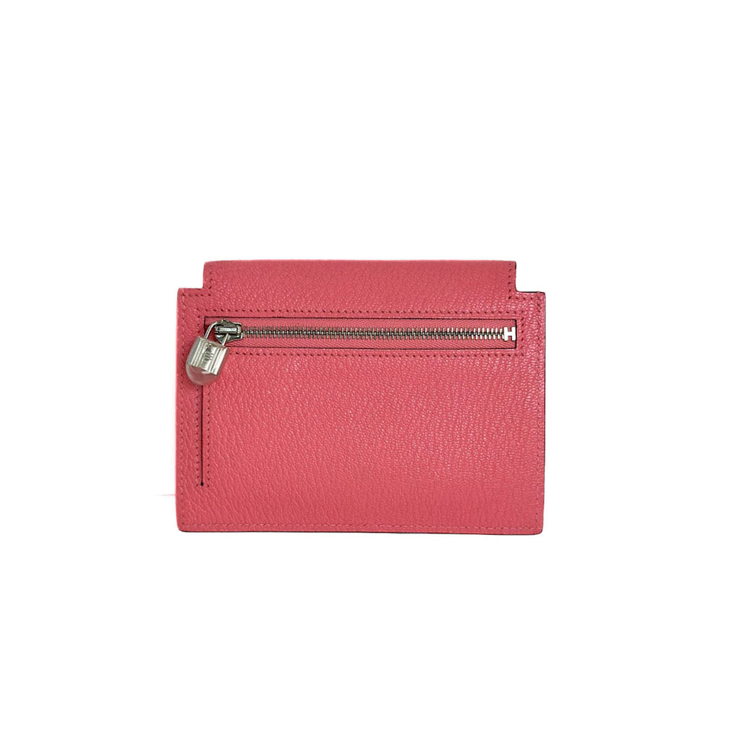 Hermes Pink Kelly Pocket Compact Wallet - Jiaxyk