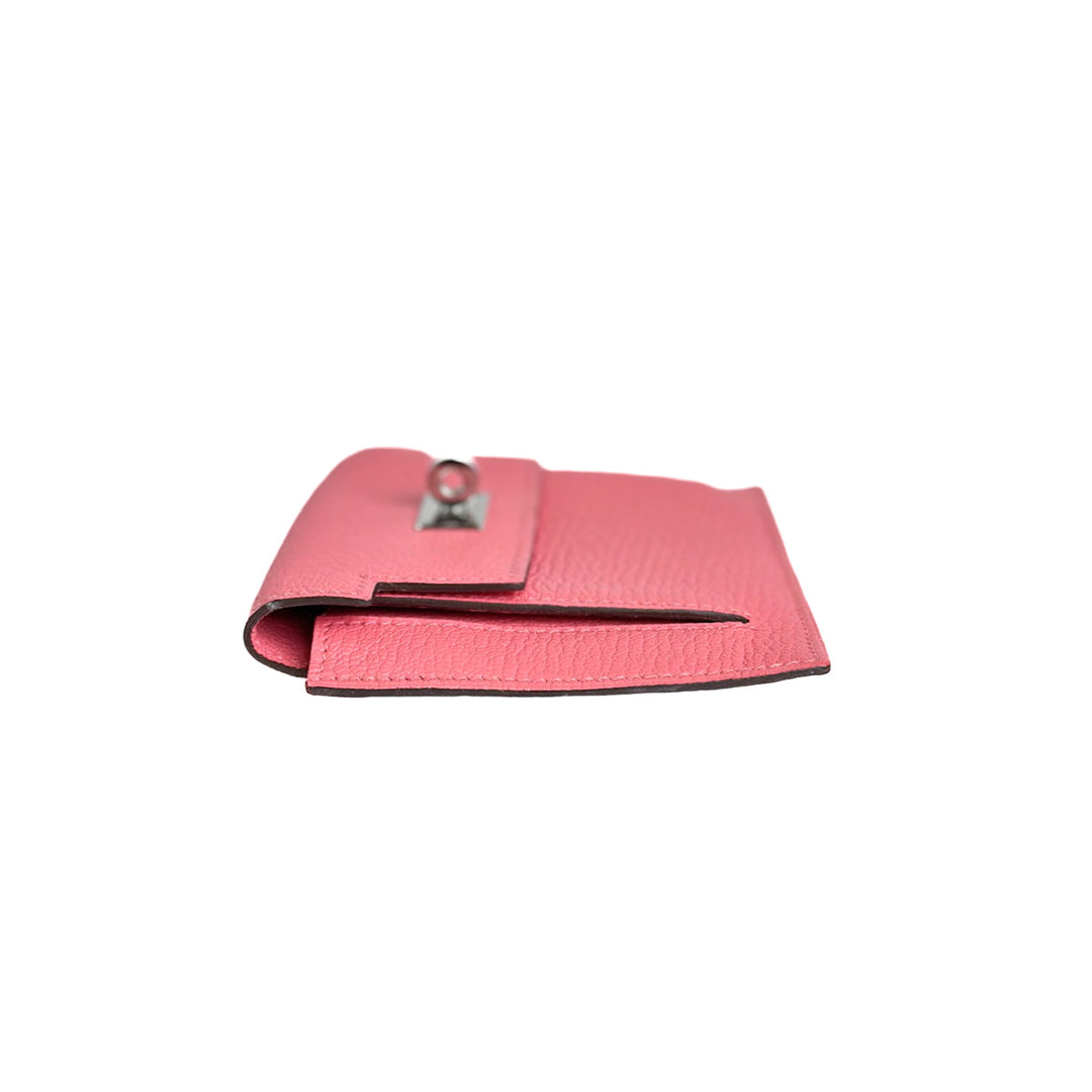 Hermes Pink Kelly Pocket Compact Wallet - Jiaxyk