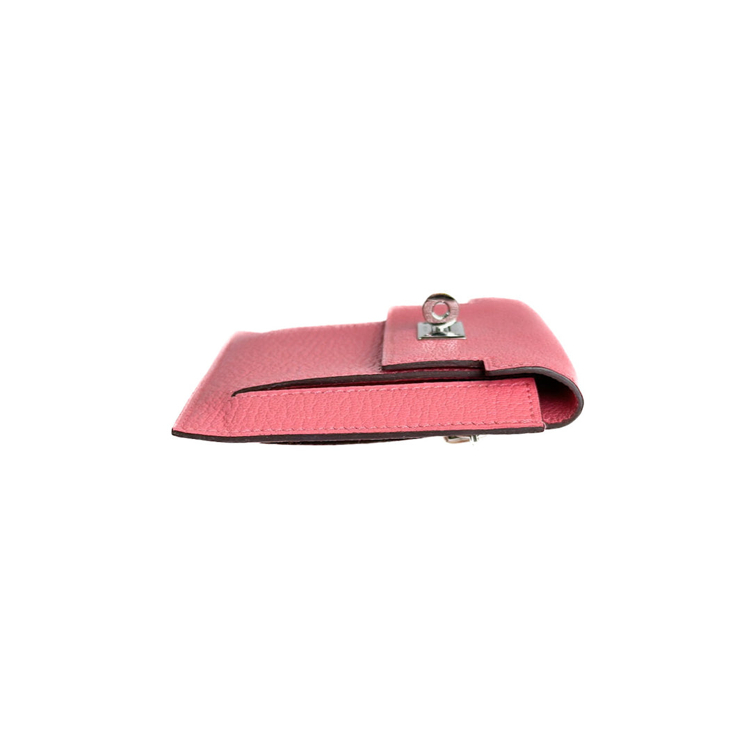 Hermes Pink Kelly Pocket Compact Wallet - Jiaxyk
