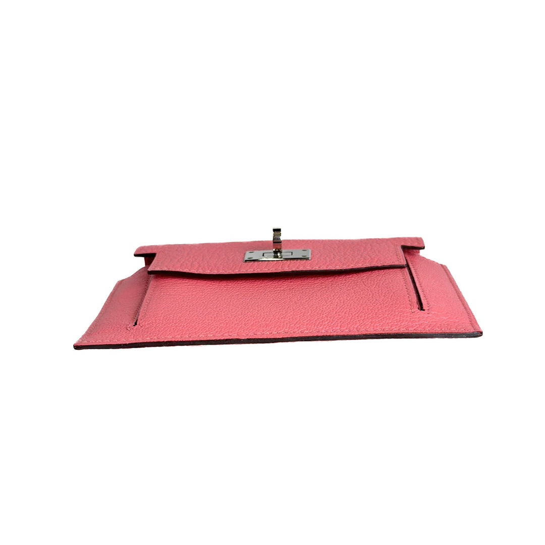 Hermes Pink Kelly Pocket Compact Wallet - Jiaxyk