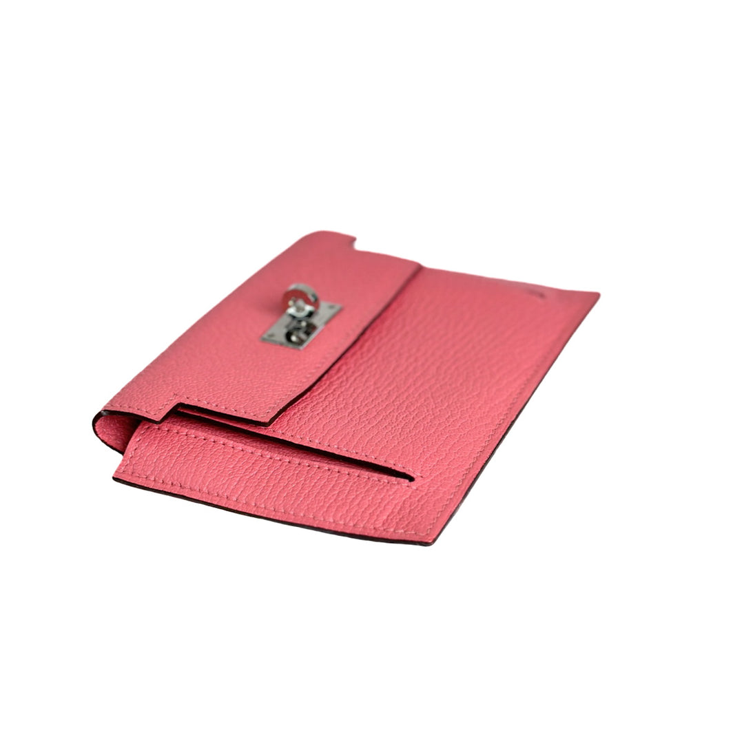 Hermes Pink Kelly Pocket Compact Wallet - Jiaxyk