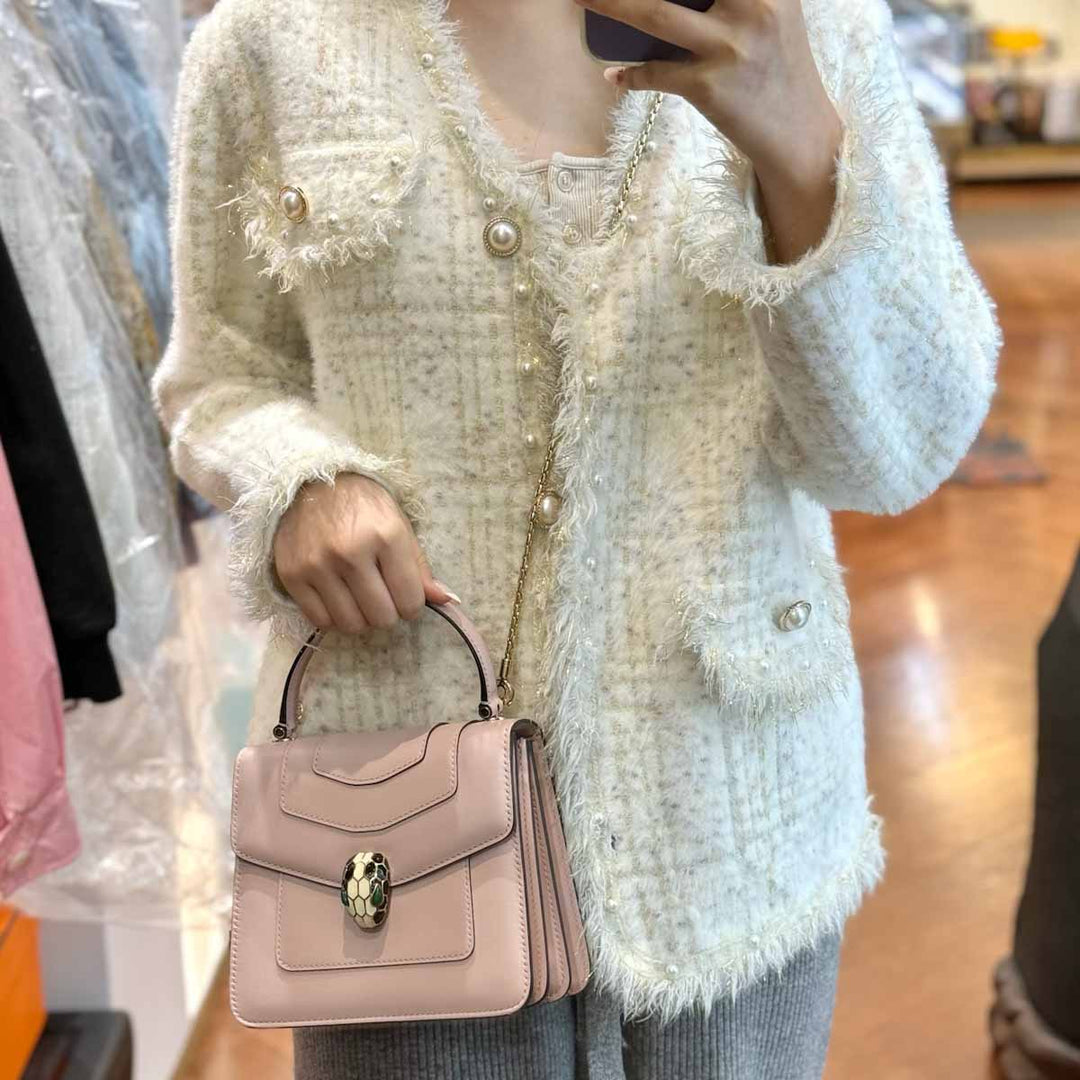 Bvlgari Pink Serpenti Forever Top Handle Bag - Jiaxyk