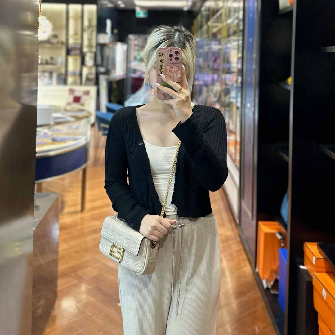 Fendi Small Nude Baguette Bag - Jiaxyk