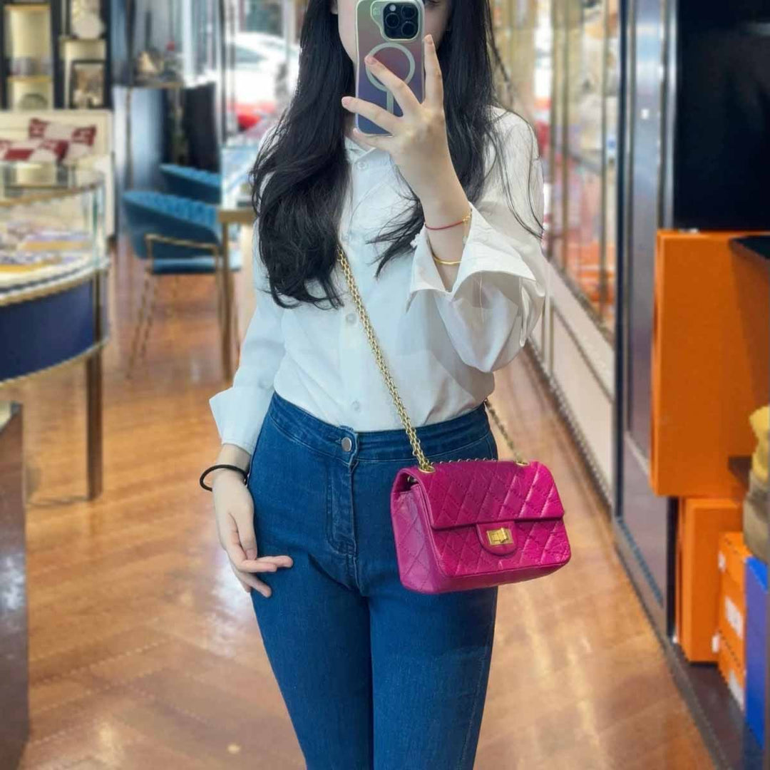 Chanel Mini Purple 2.55 Reissue Bag - Jiaxyk