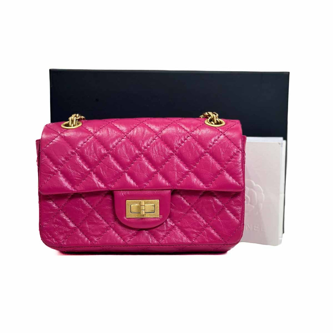 Chanel Mini Purple 2.55 Reissue Bag - Jiaxyk
