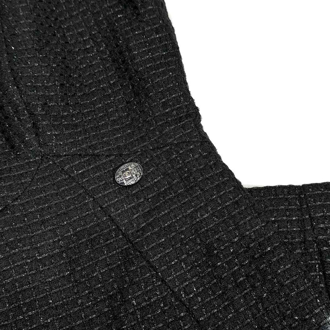 Chanel Sleeveless Black Mini Dress - Jiaxyk
