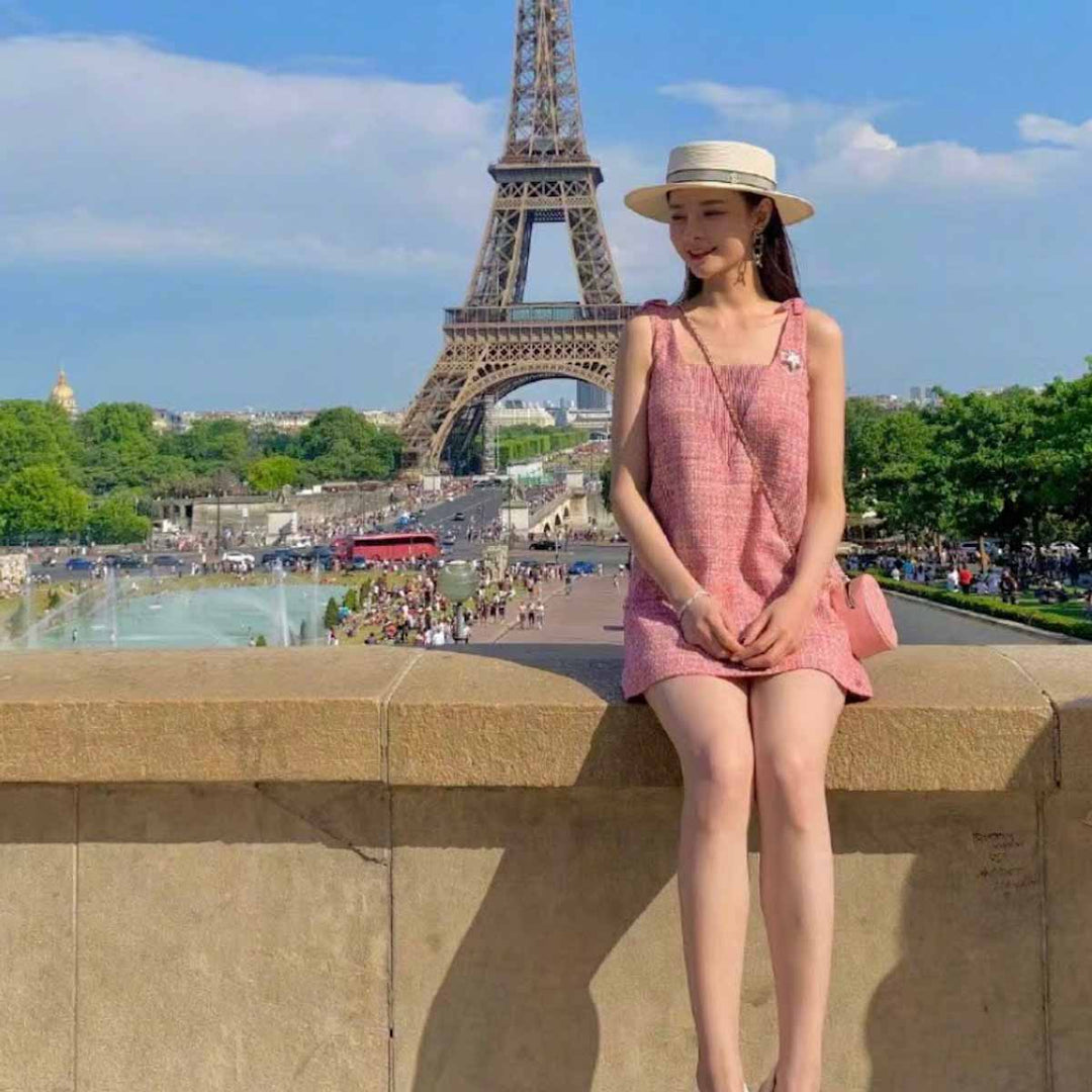 Chanel Pink Tweed Dress - Jiaxyk
