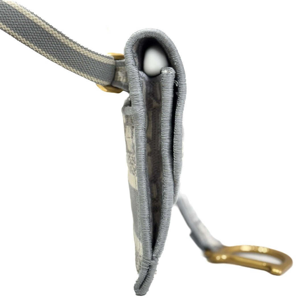 Dior Grey Saddle Belt Pouch - Jiaxyk