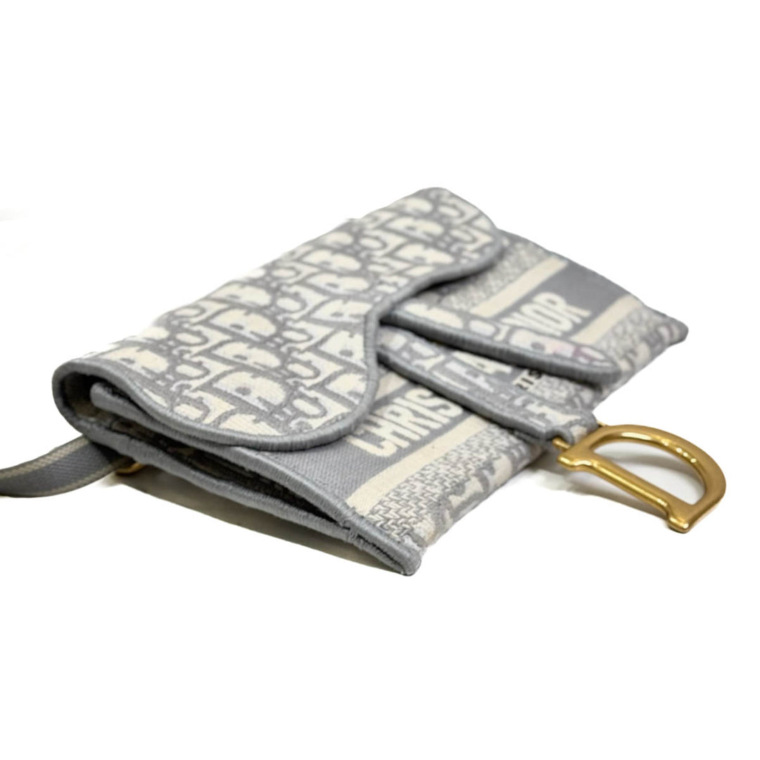 Dior Grey Saddle Belt Pouch - Jiaxyk