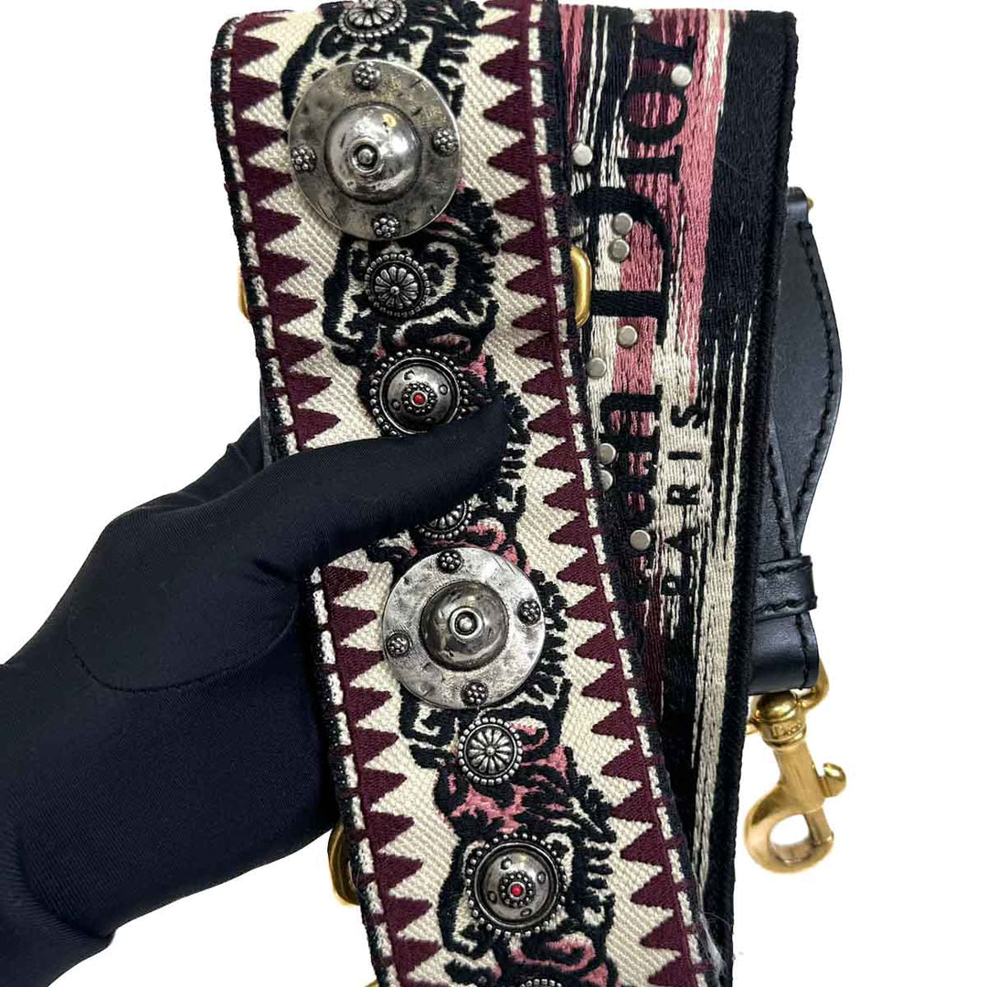 Dior Burgundy Mini Saddle Bag - Jiaxyk