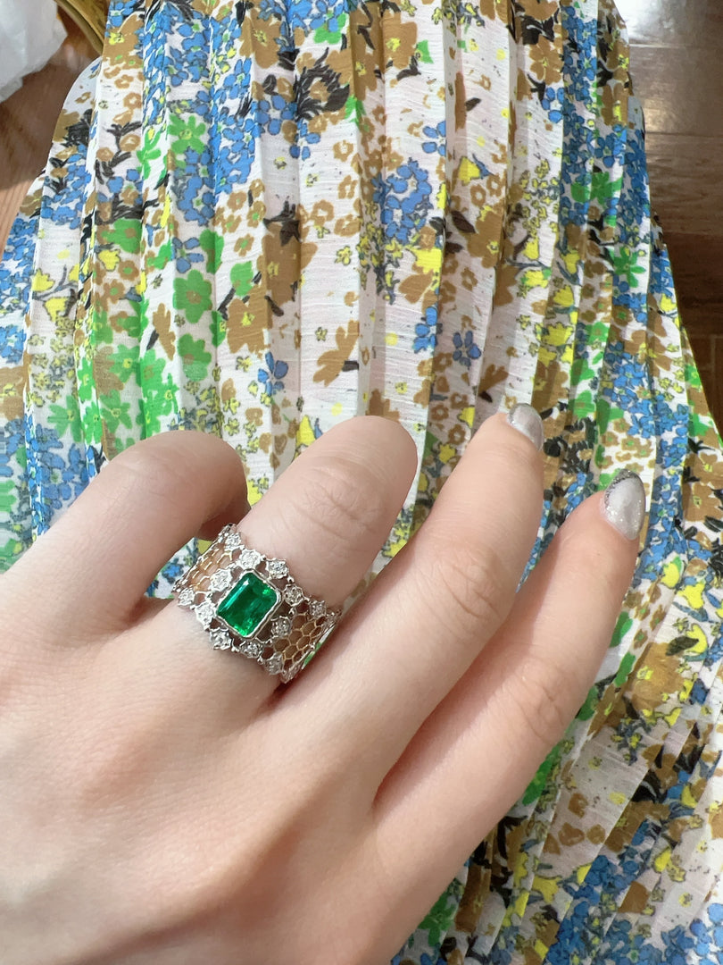 Colombia Buccellati Natural Emerald Ring - Jiaxyk
